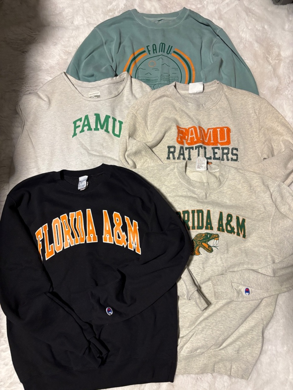FAMU & Florida A&M Crewneck Sweatshirt Bundle - Assorted Colors